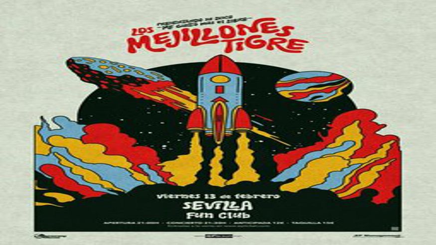Música / Conciertos - Pop, rock e indie -  Los Mejillones Tigre en Sevilla - SEVILLA