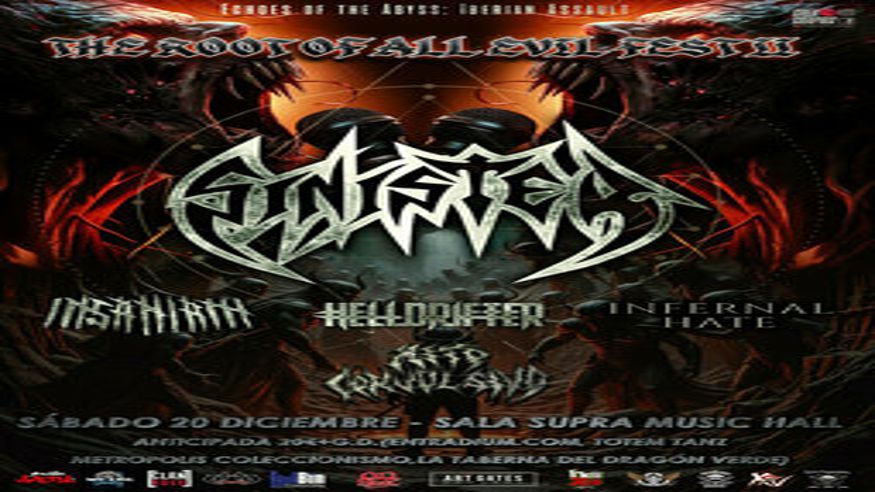 Música / Conciertos - Pop, rock e indie -  THE ROOT OF ALL EVIL FEST II - Sinister - Helldrifter - Infernal Hate - Insaniam - Mito Convulsivo - SEVILLA
