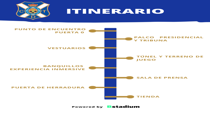 Deportes - Aficiones - Ruta cultural -  Tour Heliodoro – CD Tenerife Stadium - SANTA CRUZ DE TENERIFE