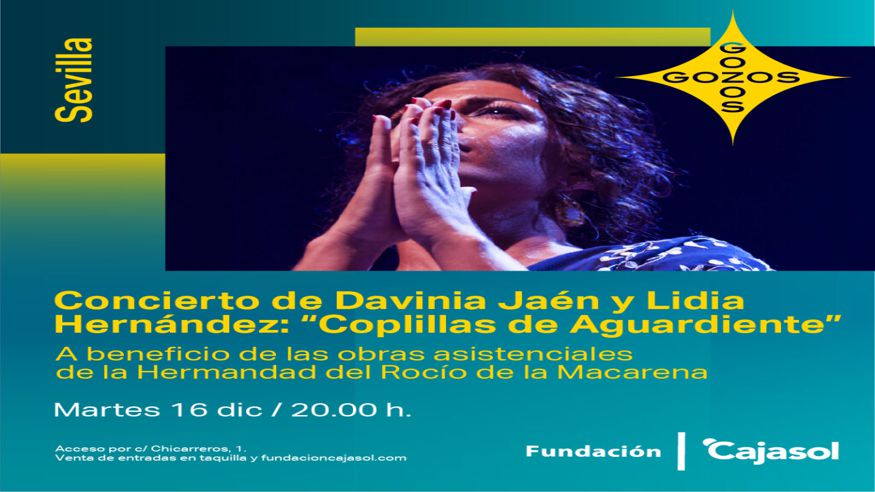 Música / Conciertos -  «COPLILLAS DE AGUARDIENTE», DAVINIA JAEN Y LIDIA HERNANDEZ  - SEVILLA