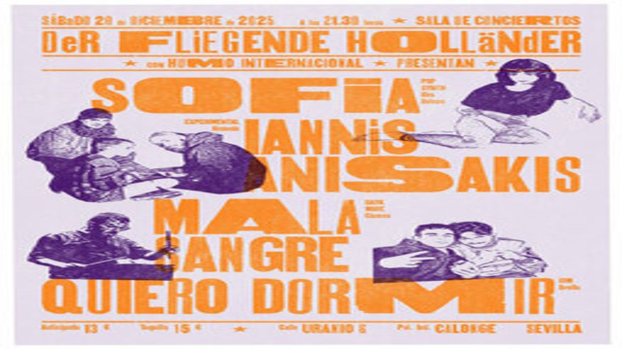 Música / Conciertos -  DER FLIEGENDE HOLLÄNDER Y HUMO INTERNACIONAL - SEVILLA