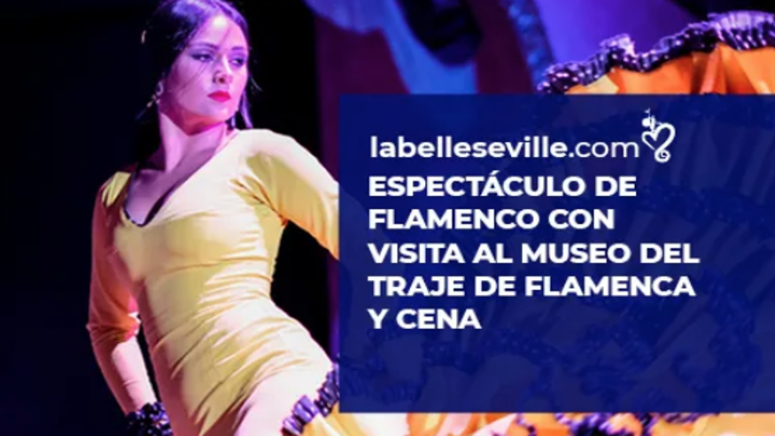 Otros gastronomía - Flamenco -   Visita al Museo del traje de Flamenca + Espectáculo Flamenco con Cena - SEVILLA