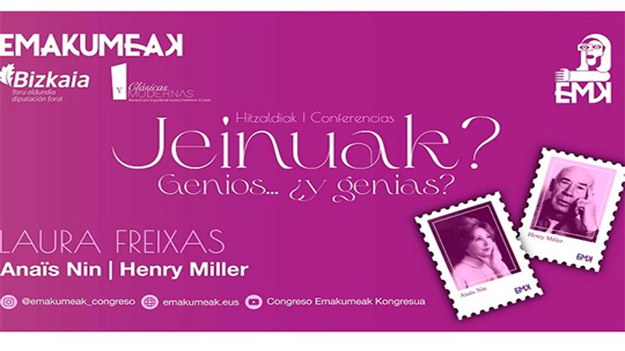 Conferencia - Pintura, escultura, arte y exposiciones -  Ciclo "Genios… ¿Y genias?" 2025 - BILBAO