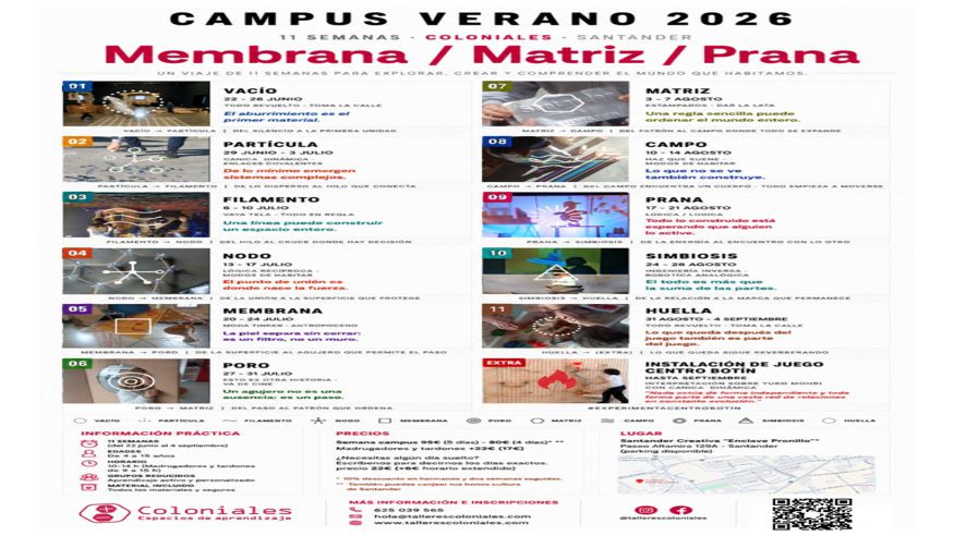 Otro niños - Talleres - Infantil / Niños -  Campus Coloniales: un verano para construir, habitar y entender el mundo - SANTANDER