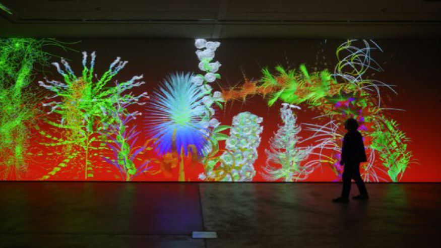 Pintura, escultura, arte y exposiciones -  "Digital Floralia", exposición de Miguel Chevalier - VITORIA-GASTEIZ