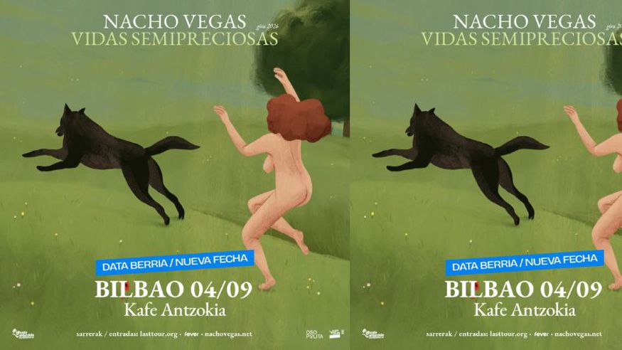 Música / Conciertos - Pop, rock e indie -  Nacho Vegas – «Bira 2026. Vidas Semipreciosas» (nueva fecha) - BILBAO