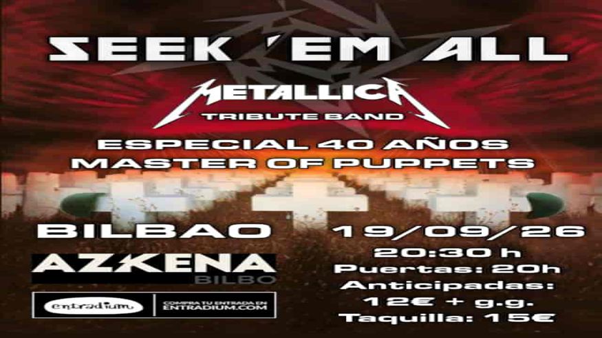 Música / Conciertos - Pop, rock e indie -  Kill 'Em All - BILBAO