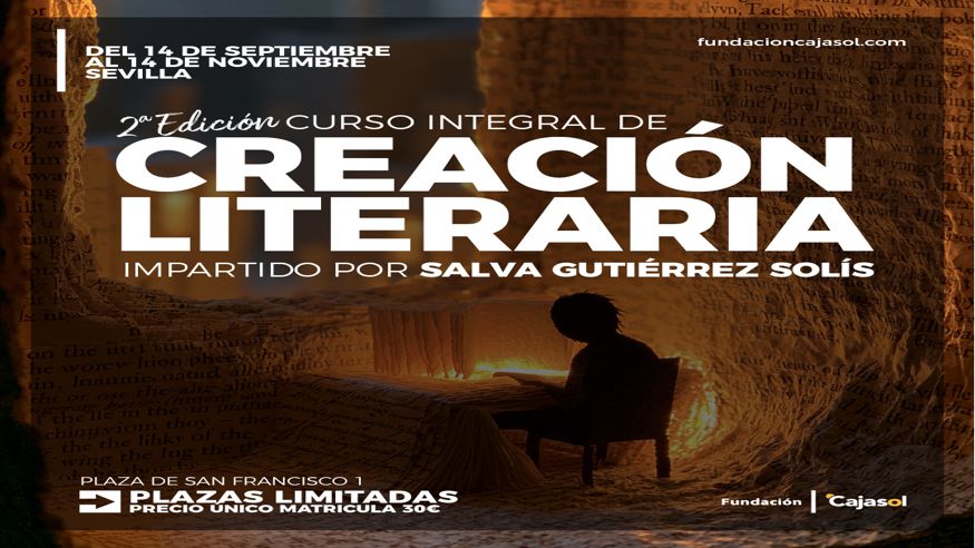 Talleres - Lectura, escritura y poesía -  CURSO INTEGRAL DE CREACIÓN LITERARIA  - SEVILLA
