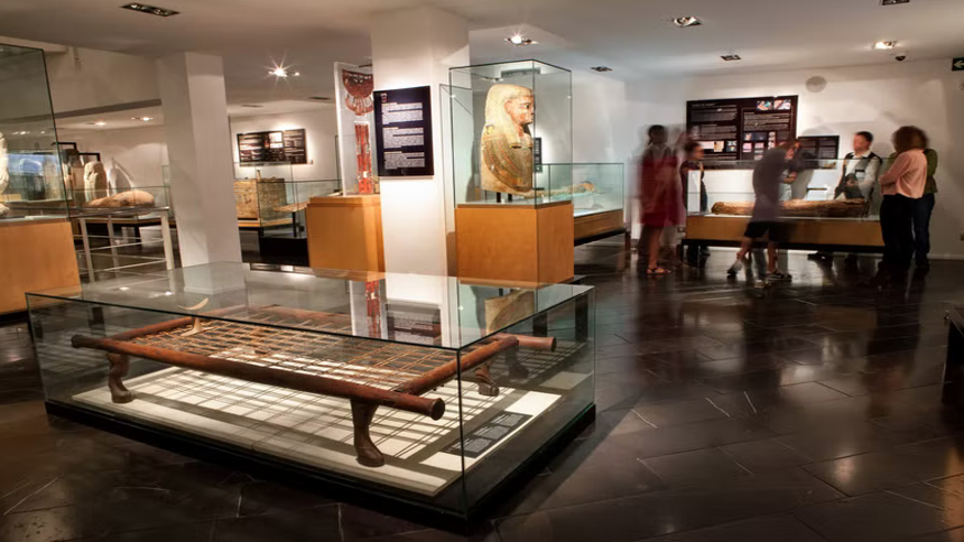 Cultura / Arte - Museos y monumentos - Sociedad -  Entrada al Museo Egipcio de Barcelona - BARCELONA
