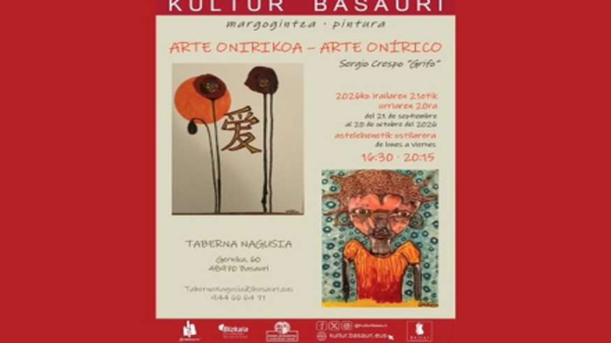 Pintura, escultura, arte y exposiciones -  Sergio Crespo "Grifo": Arte onírico. Exposición de pintura - BILBAO