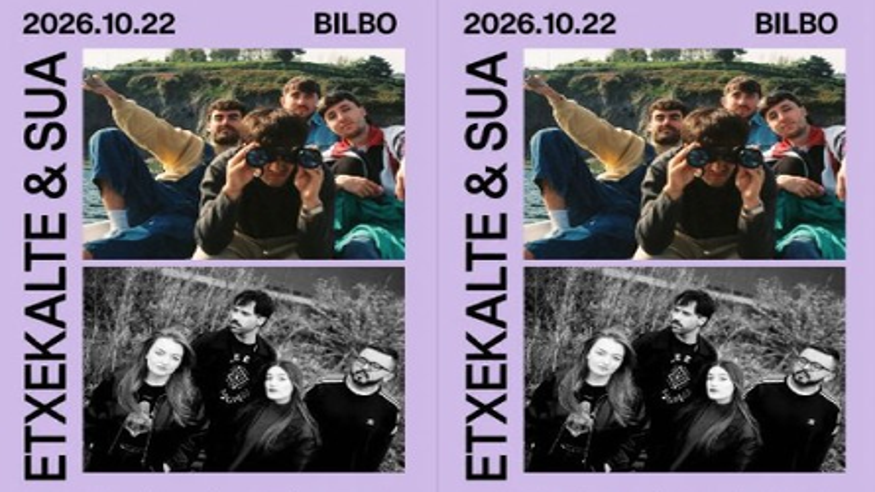 Música / Conciertos -  Etxekalte + Sua - BILBAO