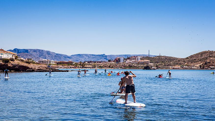 Deportes agua - Paddle surf -  Paddle surf en Puerto de Mazarrón - PUERTO DE MAZARRON